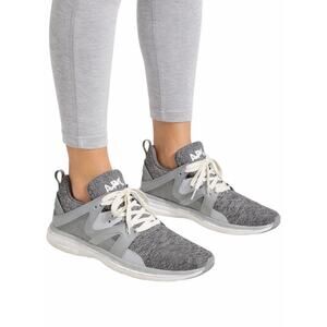 APL Ascend TechLoom Quilted Sneakers Lace Up Gray Size 10.5